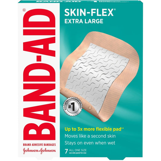 Skin-Flex Extra Large Adhesive Bandages, 7 Pack
