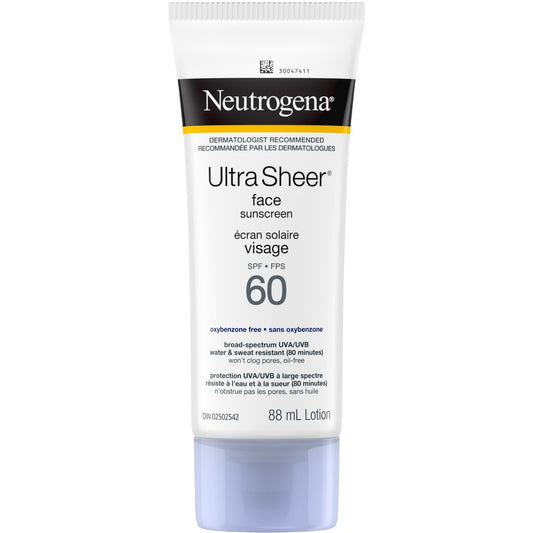 Ultra Sheer Face Sunscreen SPF 60 - 88ml