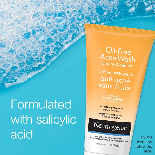 Oil-Free Acne Cream Cleanser 200ml