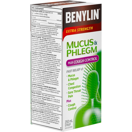 Extra Strength Mucus & Phlegm Cough Syrup 250ml