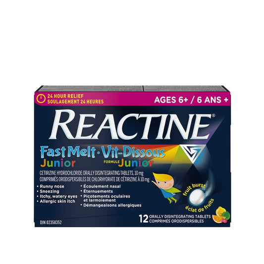 Junior Fast Melt Allergy Relief Tablets 12-Pack