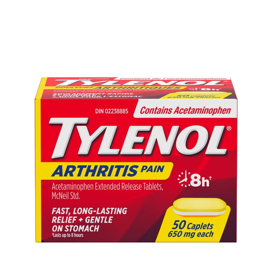 Tylenol Arthritis Pain Relief Caplets, 50 Count