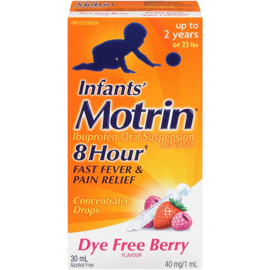 Infants' Motrin Dye-Free Berry Drops 30mL