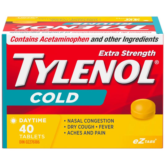 Tylenol Extra Strength Daytime Cold Relief Tablets 40ct