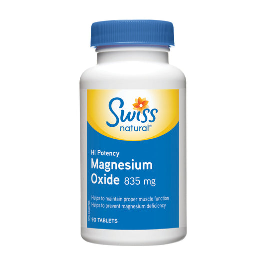 Magnesium Oxide 835mg Tablets - 90 Count
