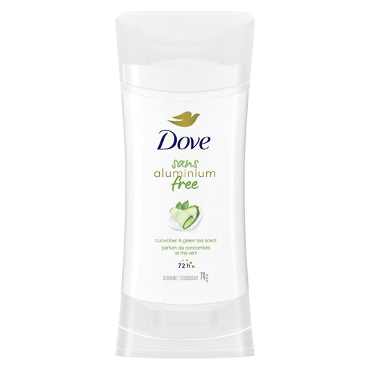 0% Aluminum Deodorant Stick Cucumber & Green Tea 74g
