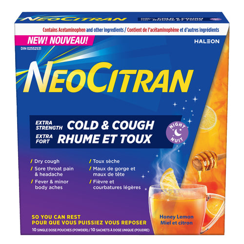 NEOCITRAN ES C&C NIGHT HONEYLMN 10'S
