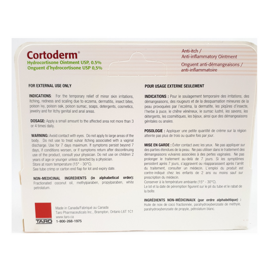 Cortoderm 0.5% Ointment 15g