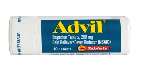 Advil 200mg Tablets Blister Pack - 10 Count