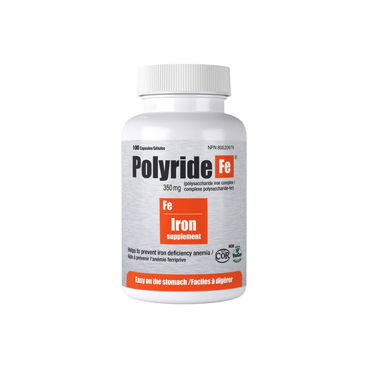Polyrider Fe Iron Supplement Capsules 100 Count