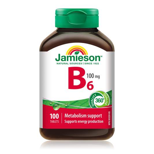 Vitamin B6 100mg Tablets, 100 Count
