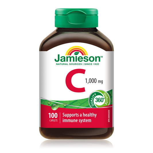 Vitamin C 1000mg Caplets, 100 Count