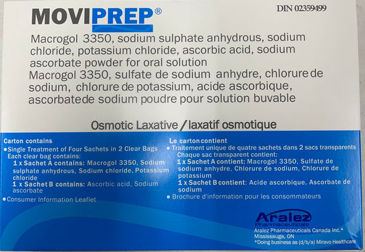 MoviPrep Bowel Prep Solution 121g