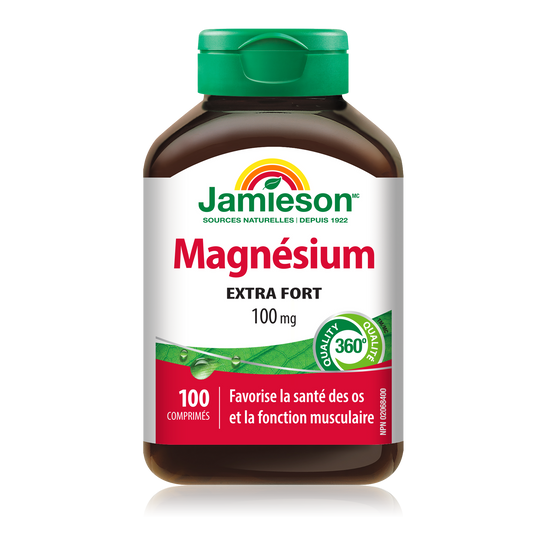 Magnesium 100mg Tablets, 100 Count
