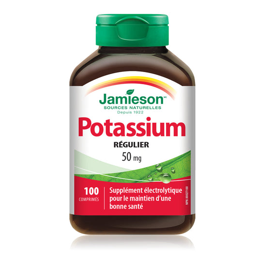 Potassium 50mg Gradual Release Tablets 100 Count