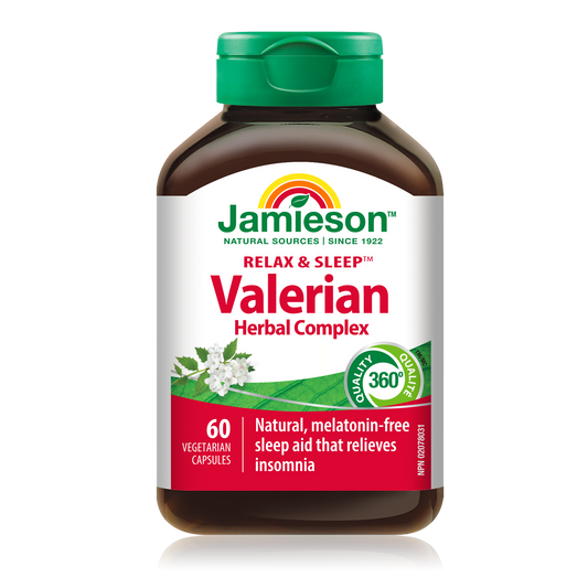 Valerian Herbal Sleep Complex Capsules 60ct