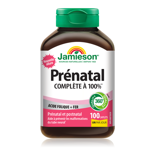 Prenatal Multivitamin Caplets 100 Count
