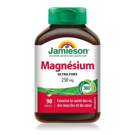 Magnesium 250mg Caplets, 90 Count