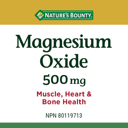 Magnesium Oxide 100 Tablets
