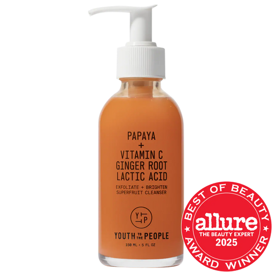 Superfruit Gentle Exfoliating Cleanser with Vitamin C + Papaya