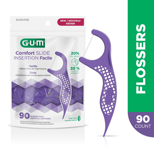 Comfort Slide Dental Flossers 90-Pack