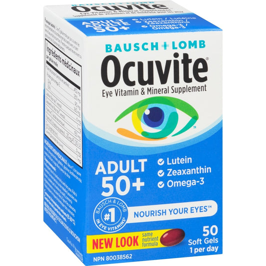 Ocuvite Eye Health Supplement 50+ Capsules 50ct