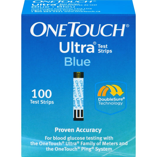OneTouch Ultra Blood Glucose Test Strips, 100 Count