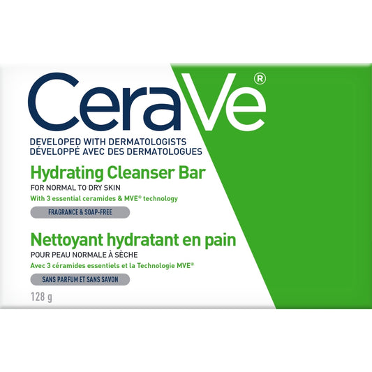 CeraVe Hydrating Cleanser Bar 128g