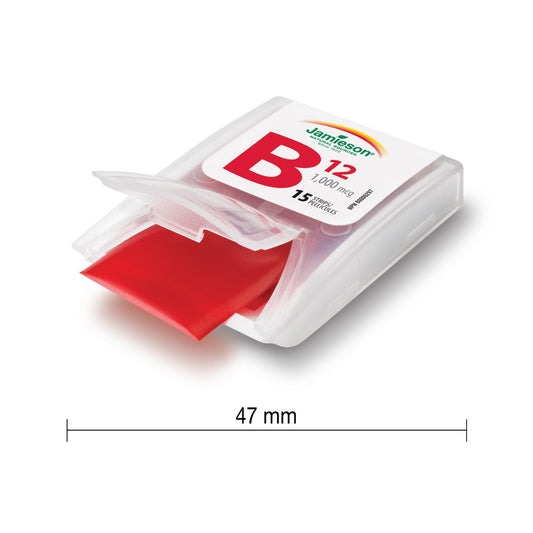 Vitamin B12 1,000 mcg Fast Dissolving Strips, 30 Pack