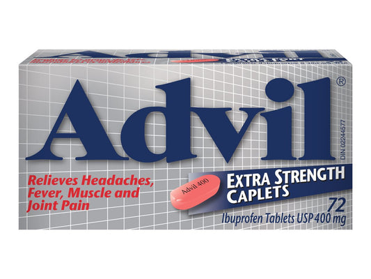 Advil Extra Strength Caplets 400mg - 72 Count
