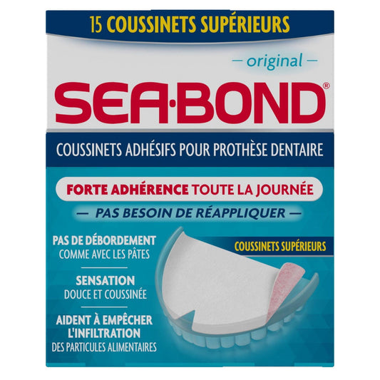 Sea Bond Denture Adhesive Uppers, 15 Strips