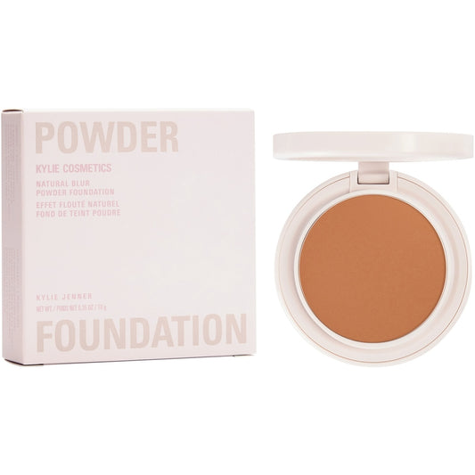 Natural Blur Powder Foundation, medium buildable blurred matte, 12-hour wear, breathable finish