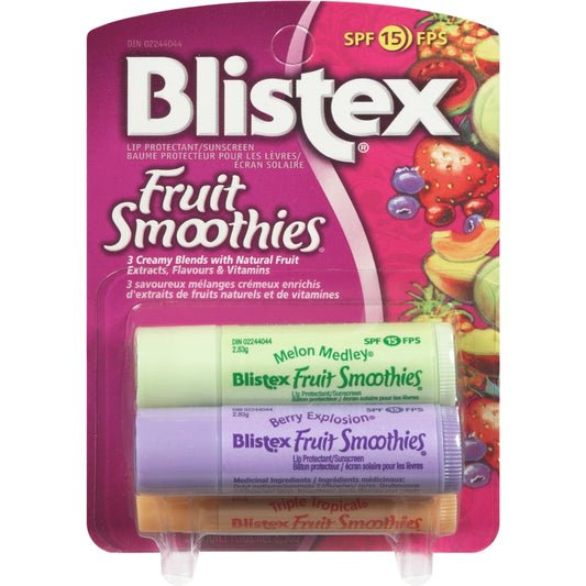 Fruit Smoothies Lip Balm 3-Pack