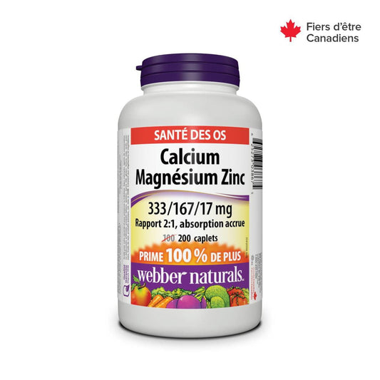 Calcium Magnesium Zinc 200 Tablets