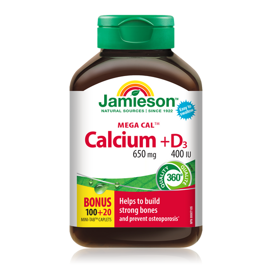 Mega Calcium with Vitamin D3 120 Tablets