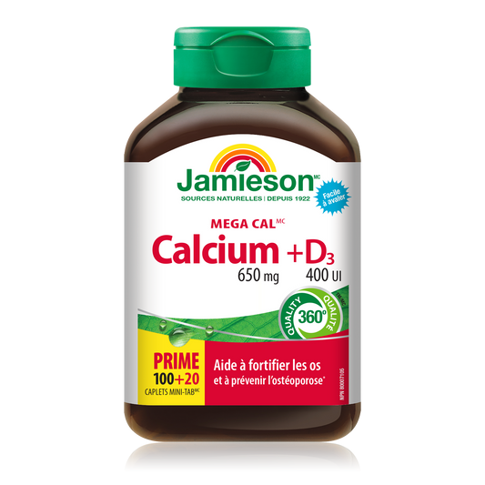 Mega Calcium with Vitamin D3 120 Tablets
