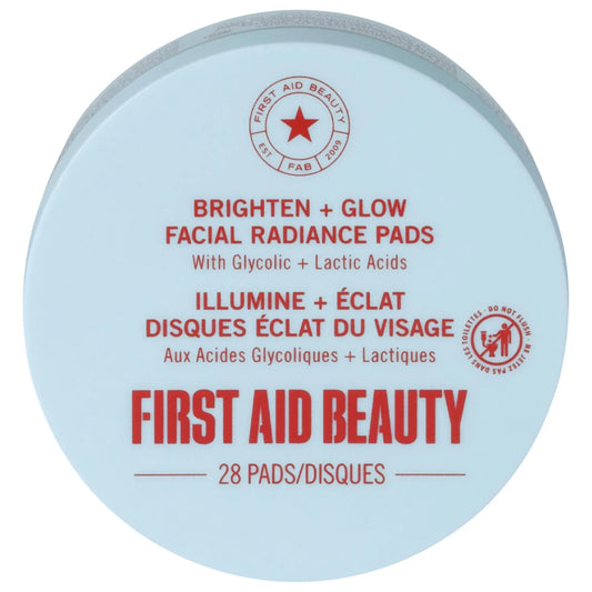 Brighten + Glow Facial Radiance Pads with Glycolic + Lactic Acids