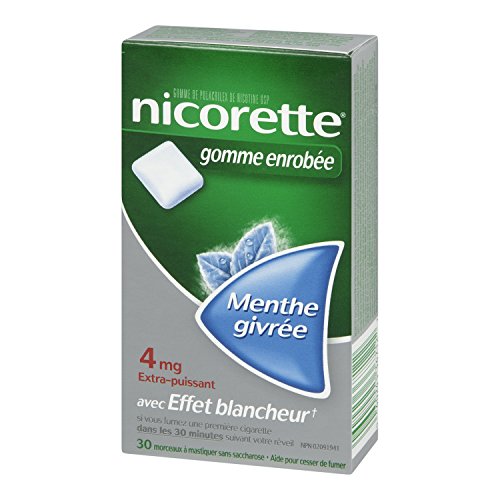 Nicorette 4mg Ultra Fresh Mint Gum - 30 Pieces