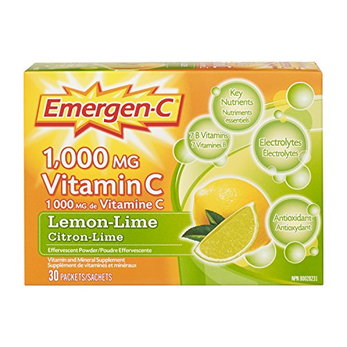 Emergen-C Lemon Lime Vitamin C Packets, 30 Count