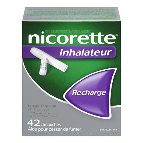 Nicorette Nicotine Inhaler with 42 Refills, 4mg