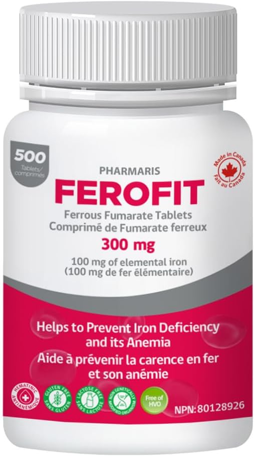 Ferofit Iron Supplement 300mg Tablets - 100 Count