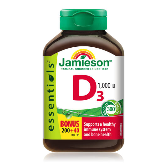 Vitamin D3 1000 IU Tablets, 240 Count