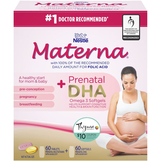 Prenatal Multivitamin & DHA Combo Pack (2 x 60 Capsules)