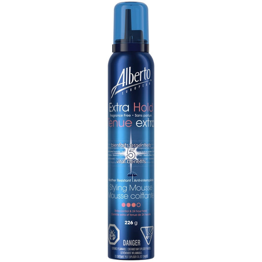 Extra Hold Unscented Hair Mousse 226g