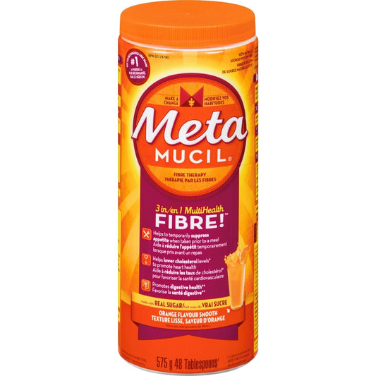 Metamucil Orange Psyllium Fibre Powder 575g