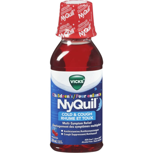 Children's NyQuil Cold & Cough Nighttime Relief 236ml