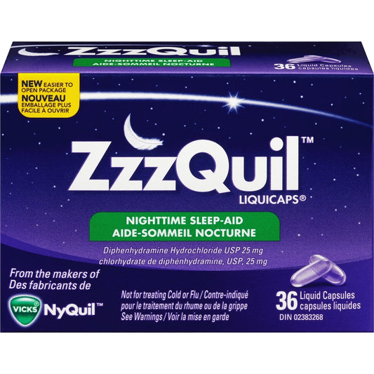 Nighttime Sleep-Aid LiquiCaps 36 Count