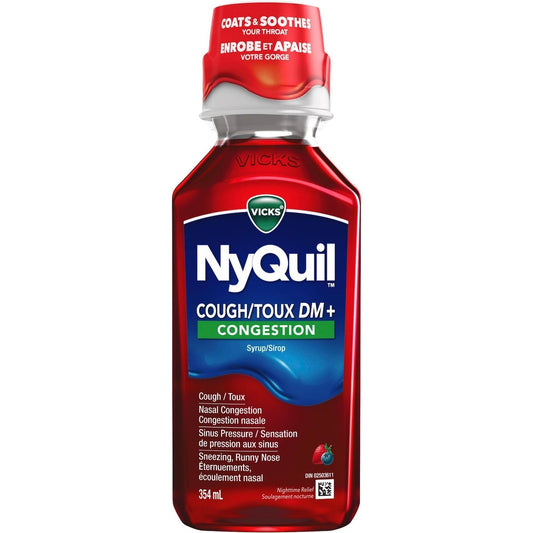 NyQuil Cough & Congestion Relief Berry 354ml