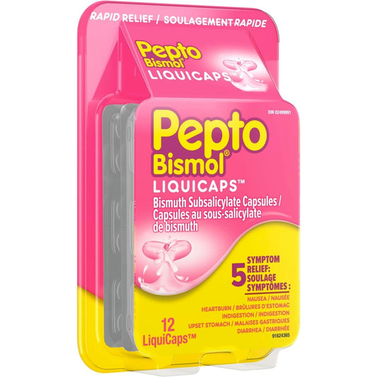 Stomach Relief LiquiCaps, 12 Count
