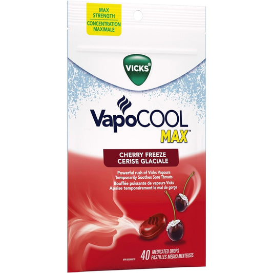 VapoCOOL Cherry Throat Drops 40ct